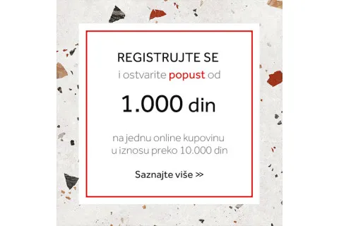 Registruj se u uštedi 1.000 dinara