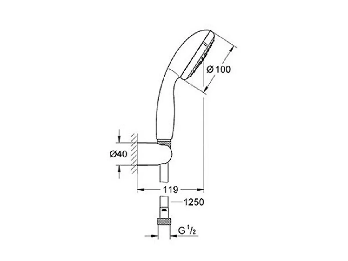 GROHE SET TEMPESTA 100 2779900 