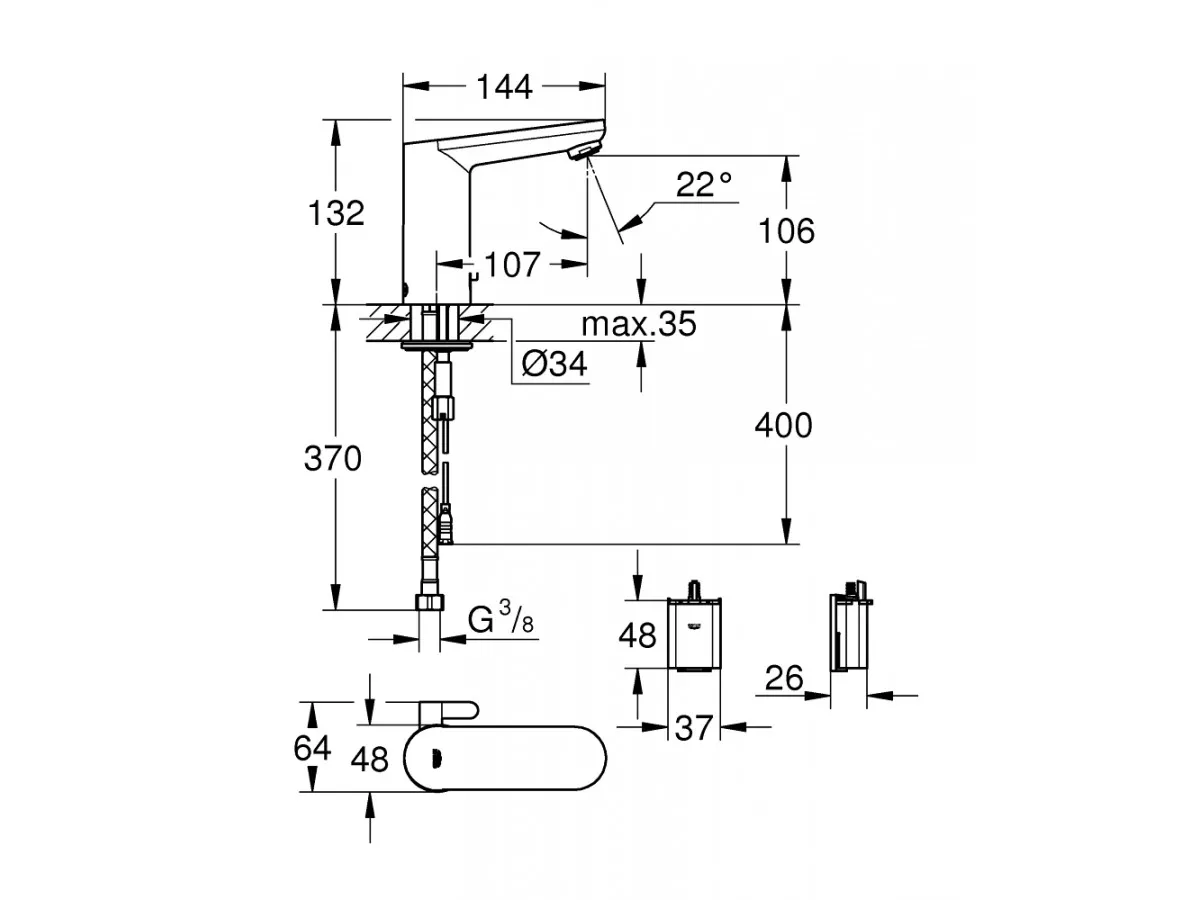 GROHE EUROSMART COSMO CE 2015 36327001 