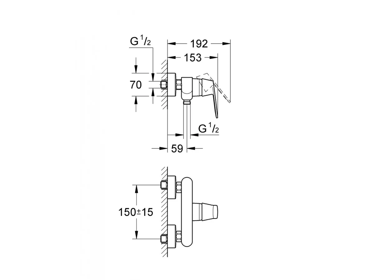 GROHE EUROSMART COSMOPOLITAN TUS 32837000 