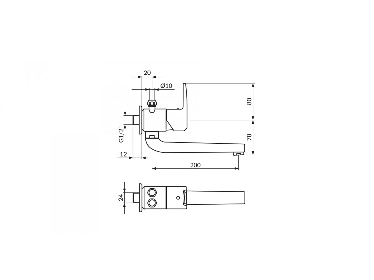 Rosan Cubo Baterija Za Protocni Bojler Izliv 200Mm Jc36201 