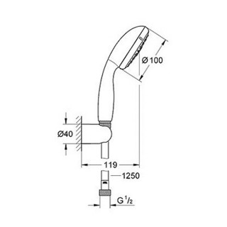 GROHE SET TEMPESTA 100 2779900 