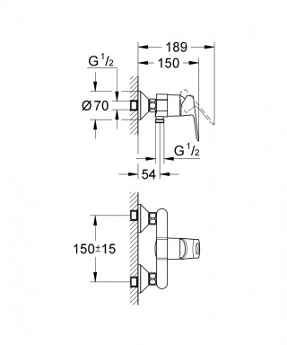 GROHE BAULOOP TUS 23340000 