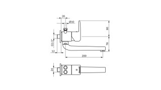 Rosan Cubo Baterija Za Protocni Bojler Izliv 200Mm Jc36201 