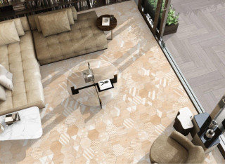 SA HEX. HARLEM BEIGE 25X22, 1.04m2 