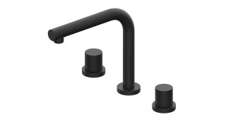 Stolz S2 Black Baterija Podgradna Za Lavabo Dvoručna - Visoka 230309B 