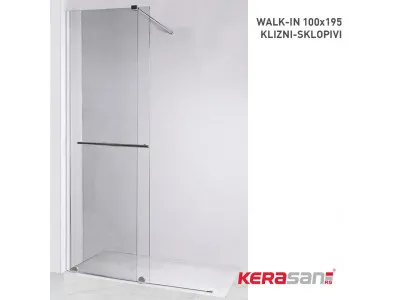 KER TUS PARAVAN WALK-IN KLIZNI 1000x1950/8 mm (providno staklo) - WIN SLIDE 100 