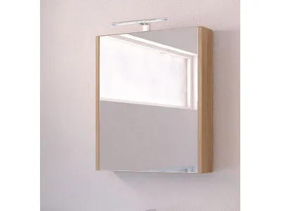 PIRAMIDA OGLEDALO AQUA 60 OAK 