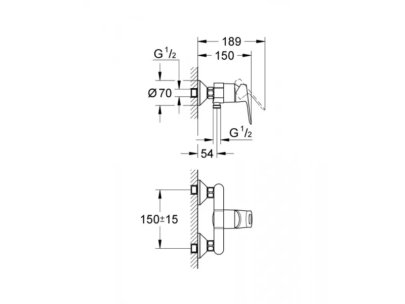 GROHE BAULOOP TUS 23340000 