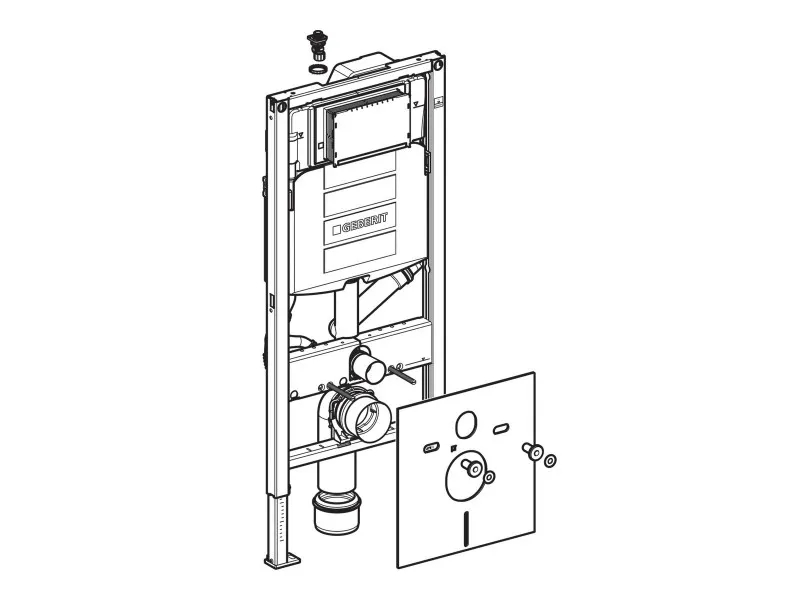 GEBERIT UGRADNI VODOKOTLIC DUOFIX DUOFRESH ZA KONZOLNU WC SOLJU 111.358.00.5 
