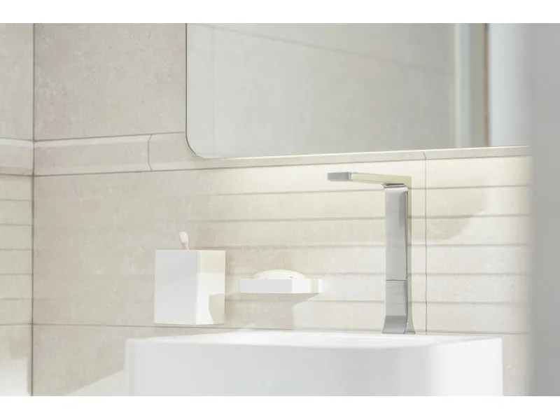 ZALA BASE WR1V5431 L.BEIGE RELIEF 30X90 RECT, 1.08m2 