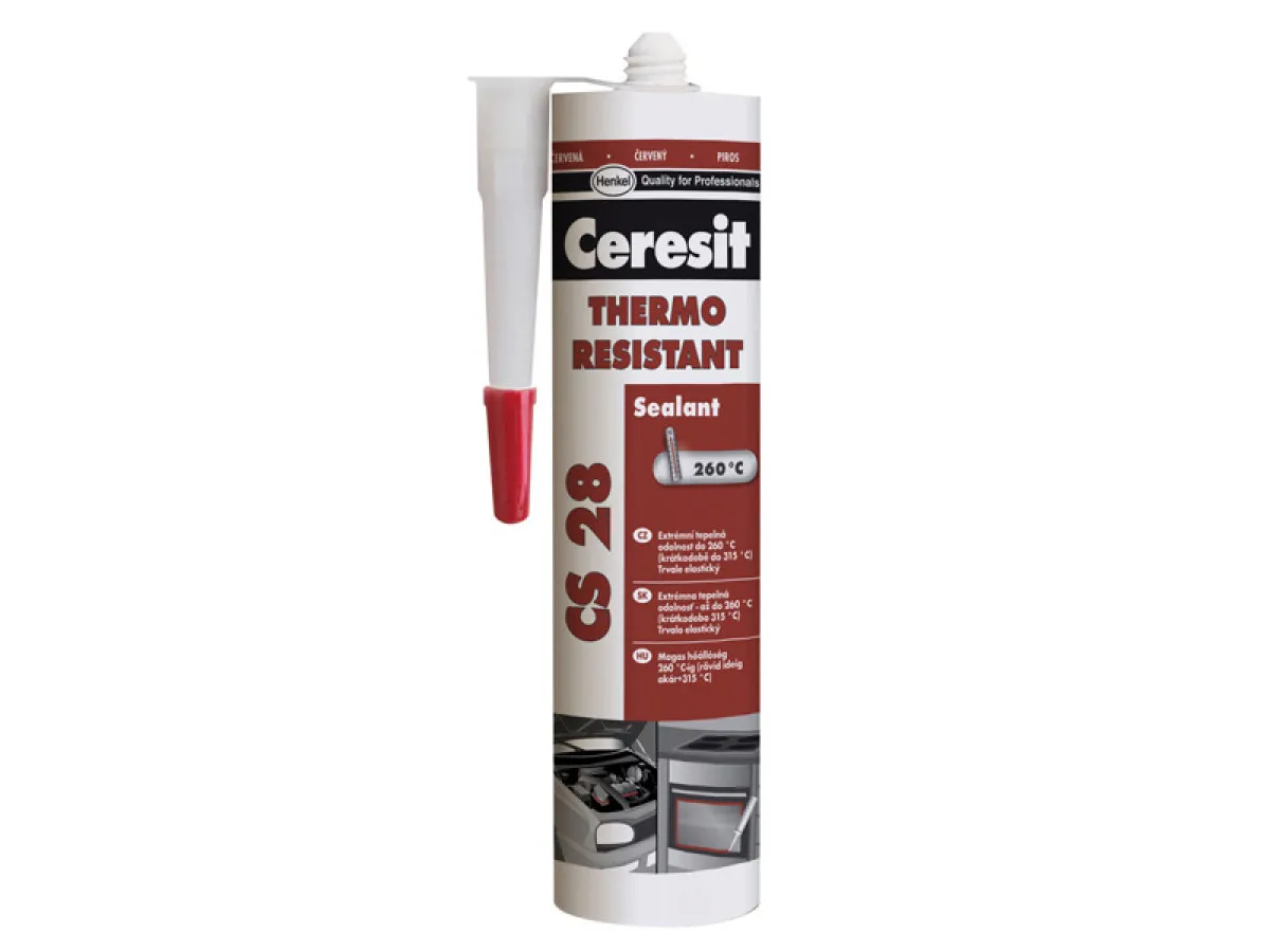 CERESIT SILIKON CS28 Heat od -65°C do +315°C 