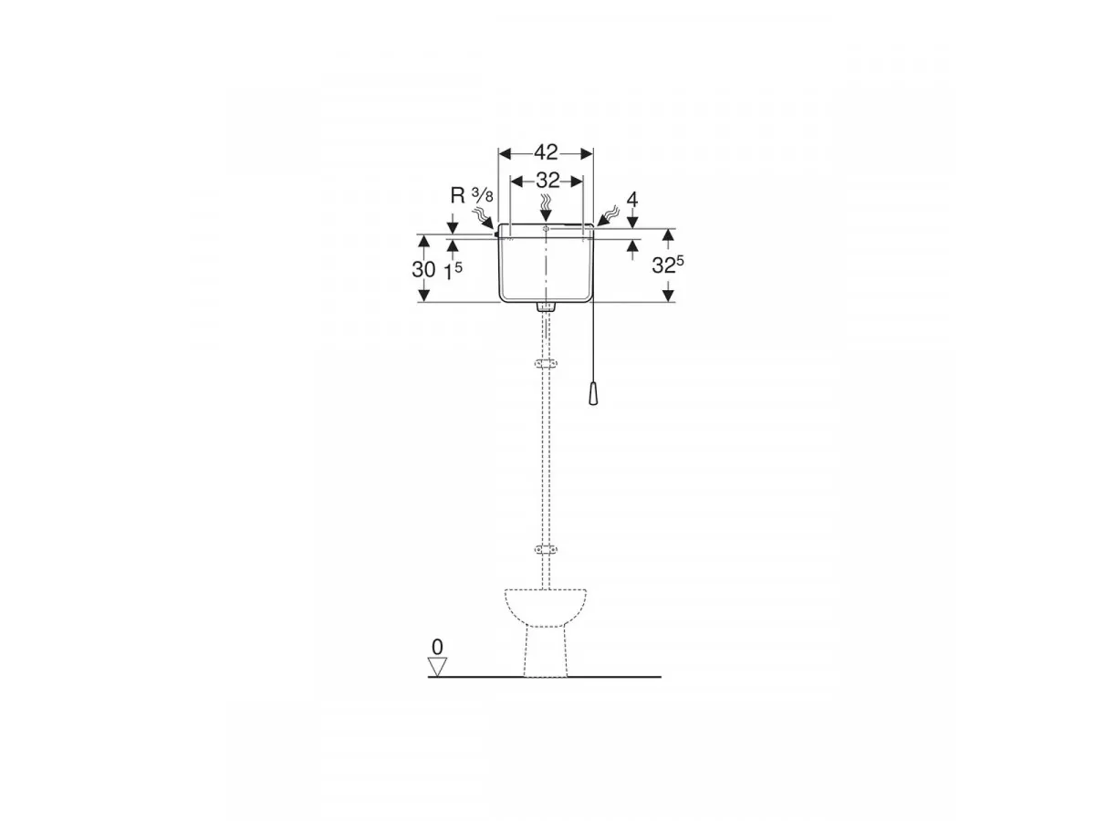 GEBERIT VODOKOTLIC FONTANA AP112 