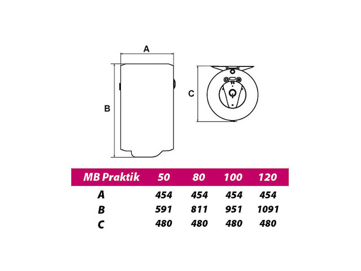 Metalac Bojler 80l Mb Prohrom Mimaks Kupatila Beograd