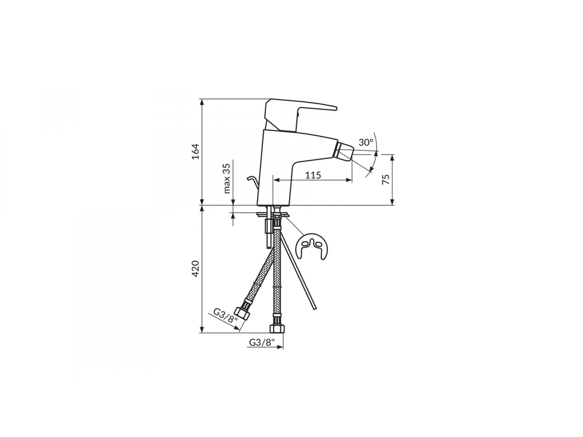 Rosan Cubo Baterija Za Bide Jc39101 