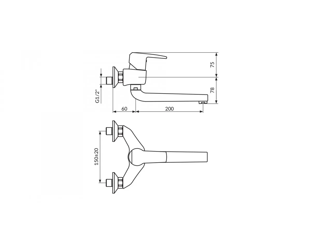 Rosan Cubo Zidna Baterija 200 Jc32220 