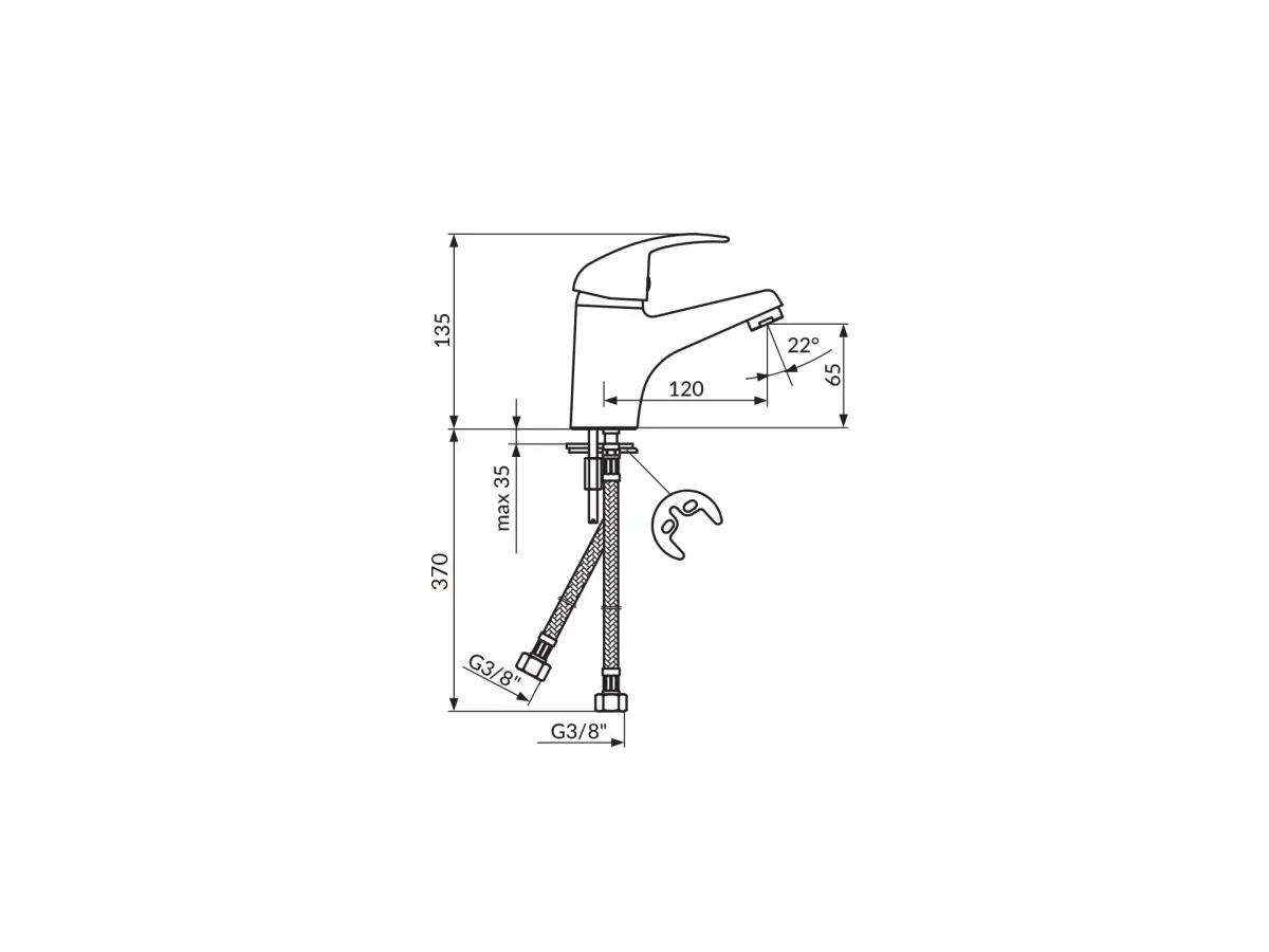 Rosan King Baterija Za Lavabo J301001 