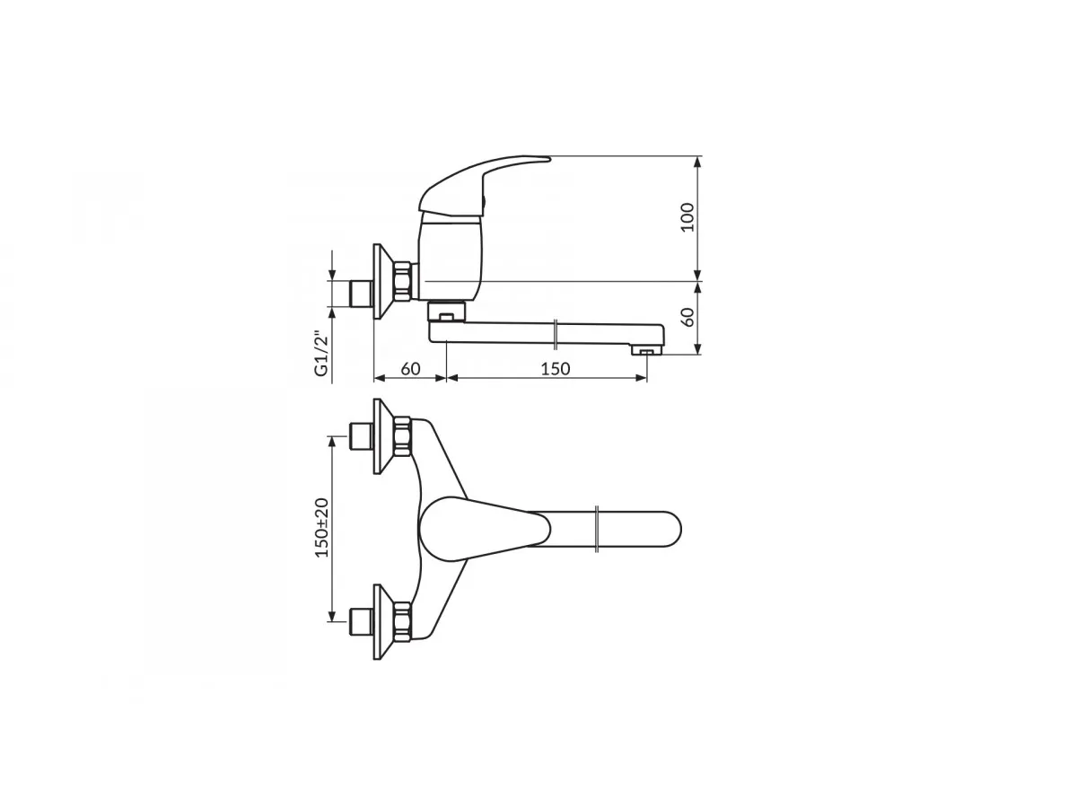 Rosan King Zidna Baterija 150 J321015 