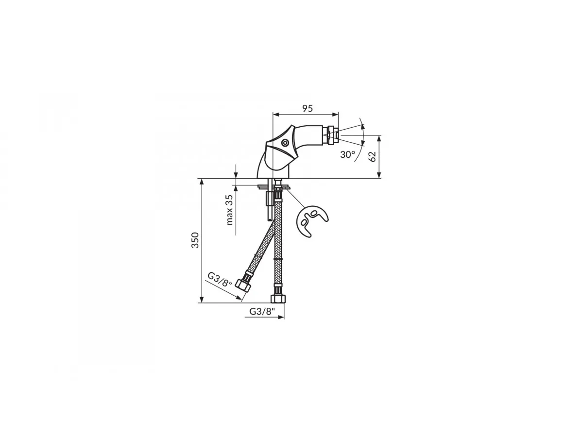 Rosan Klasik Baterija Za Bide K29101 