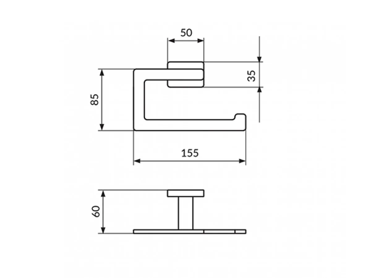 Rosan Quadro Drzac Toalet Papira - Jq909 