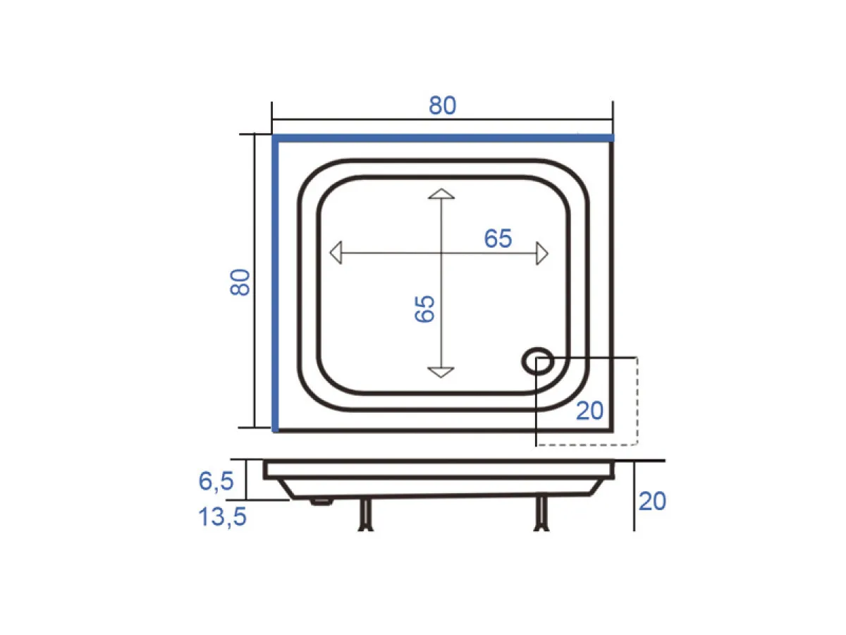 LINNI TUS KADA 80X80 KASHMIR skidajuca obloga 
