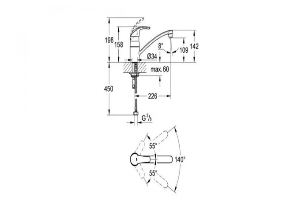 GROHE EUROSMART SUDOPERA 33281001 