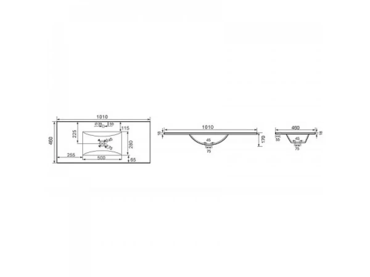 LAVABO TANKI LAVA 101CM 