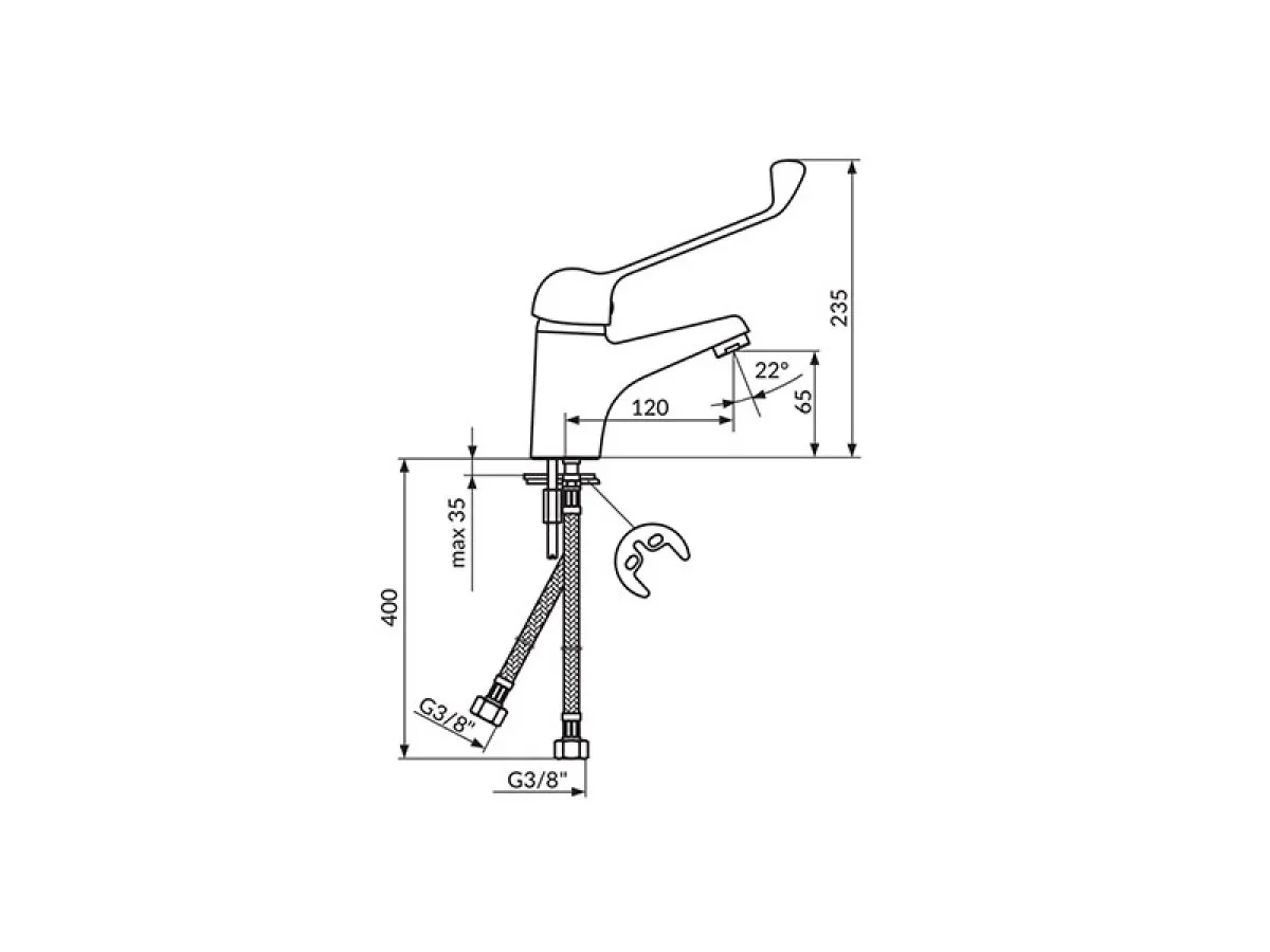 Rosan King Baterija Za Lavabo - Lekarska J30L001 