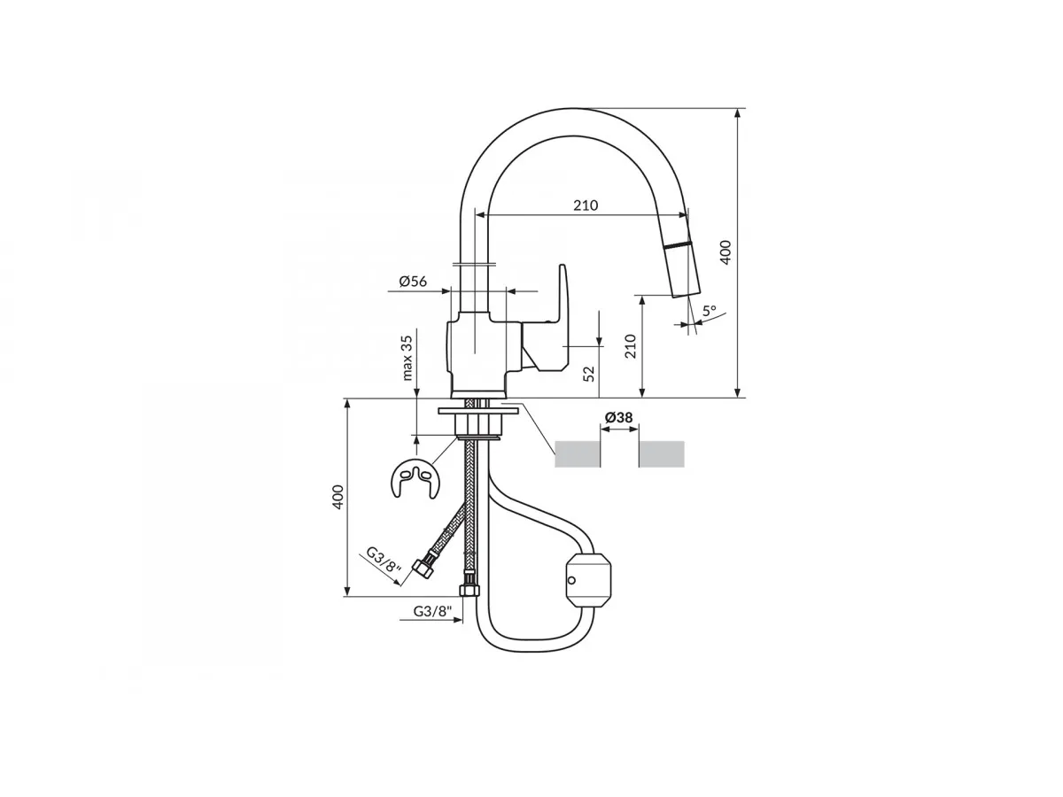 Rosan Cubo Sudopera Sa 2 Cevi Jc38601 