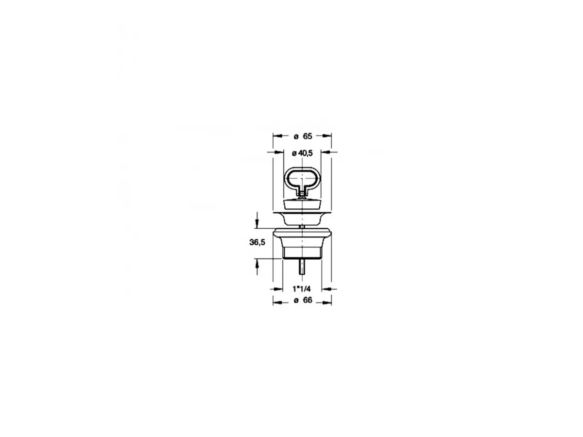 BONOMINI PILETA PVC 5/4 2024MG54BO(2024WL54B0) 