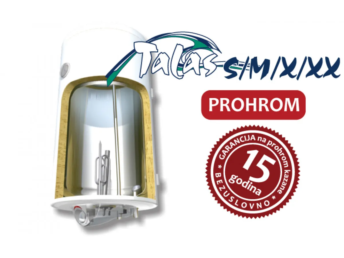 ELIT BOJLER TALAS X 50L - PROHROM (620x450mm/2000W) 