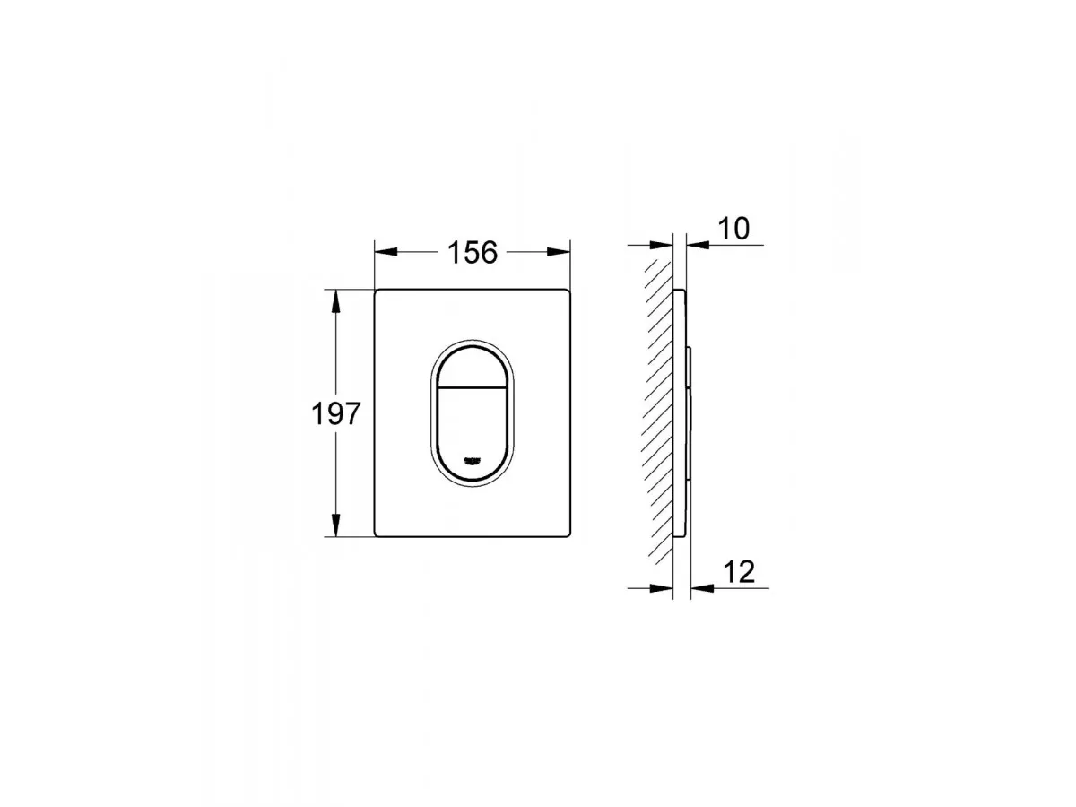 GROHE TIPKA 38844000 HROM 