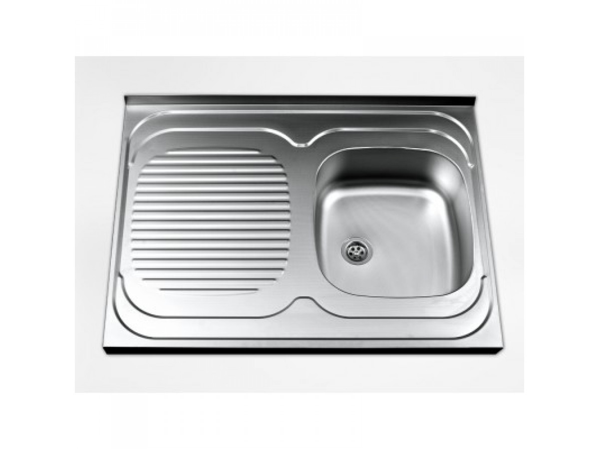Jednodelna Inox Sudopera Desna Fi 60 800 X 600 058778 Mimaks Kupatila Beograd