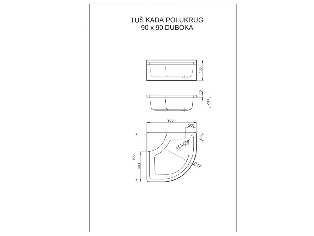 POLY TUS KADA R-90 DUBOKA 