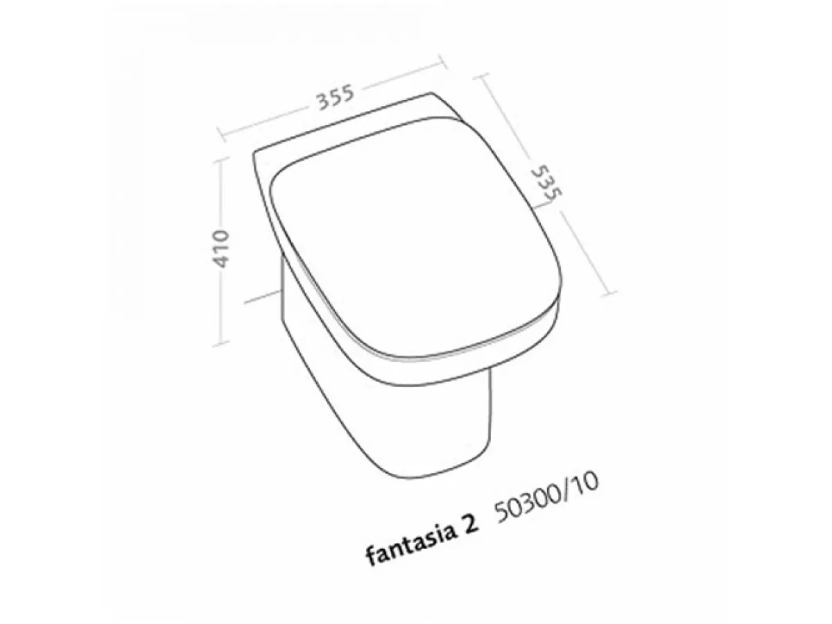 POZZI FANTASIA 2 WC SOLJA ZID 