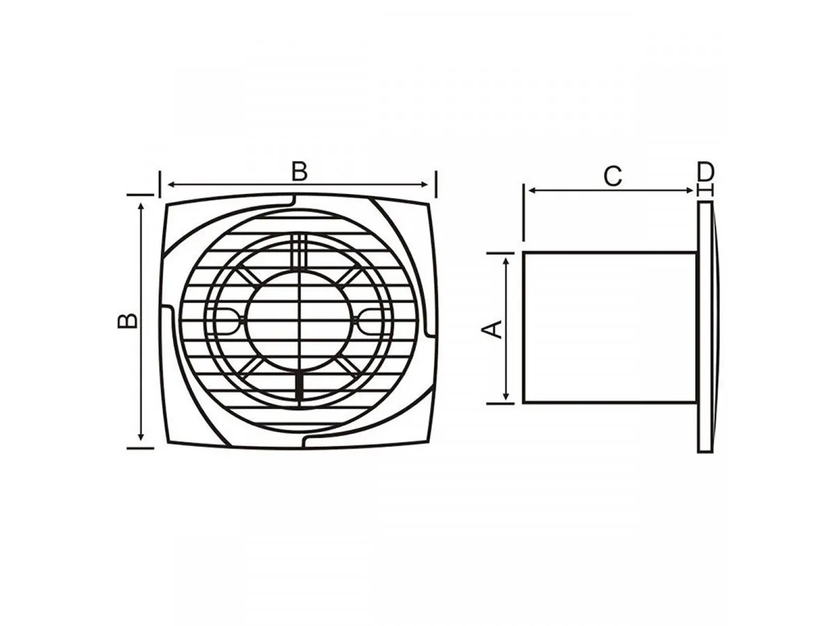 VENTILATOR MTG A100-K ANTRACIT19621 