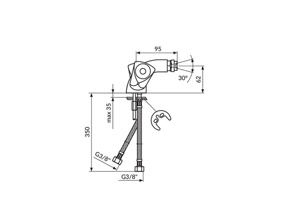 Rosan Fumme Baterija Za Bide Kf29101 