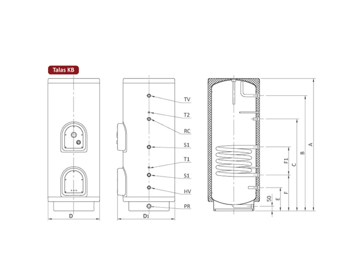 ELIT BOJLER PODNI KSB 250L SA IZMENJIVACEM 