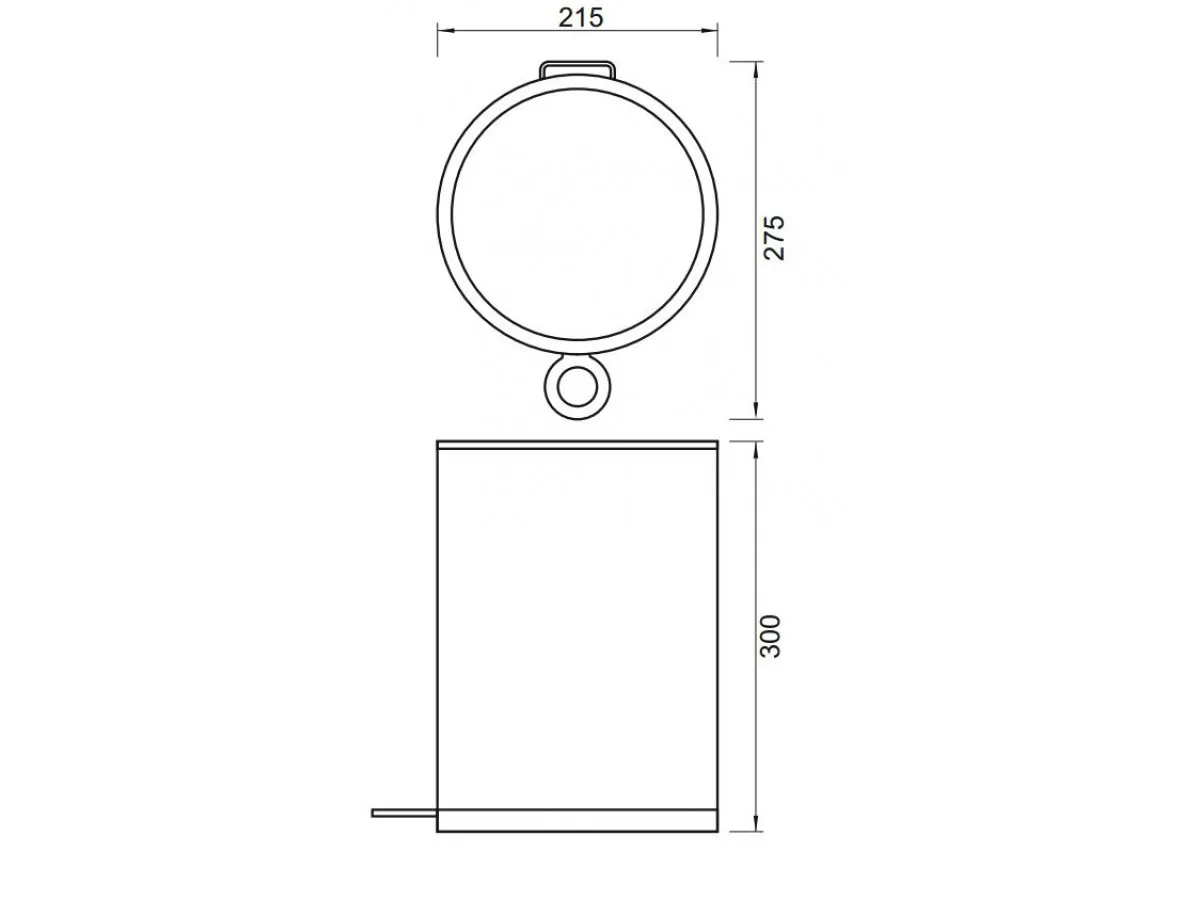 CONCEPT KANTA 6L BELA,SOFT CLOSE POKLOPAC C-07-006-WO 