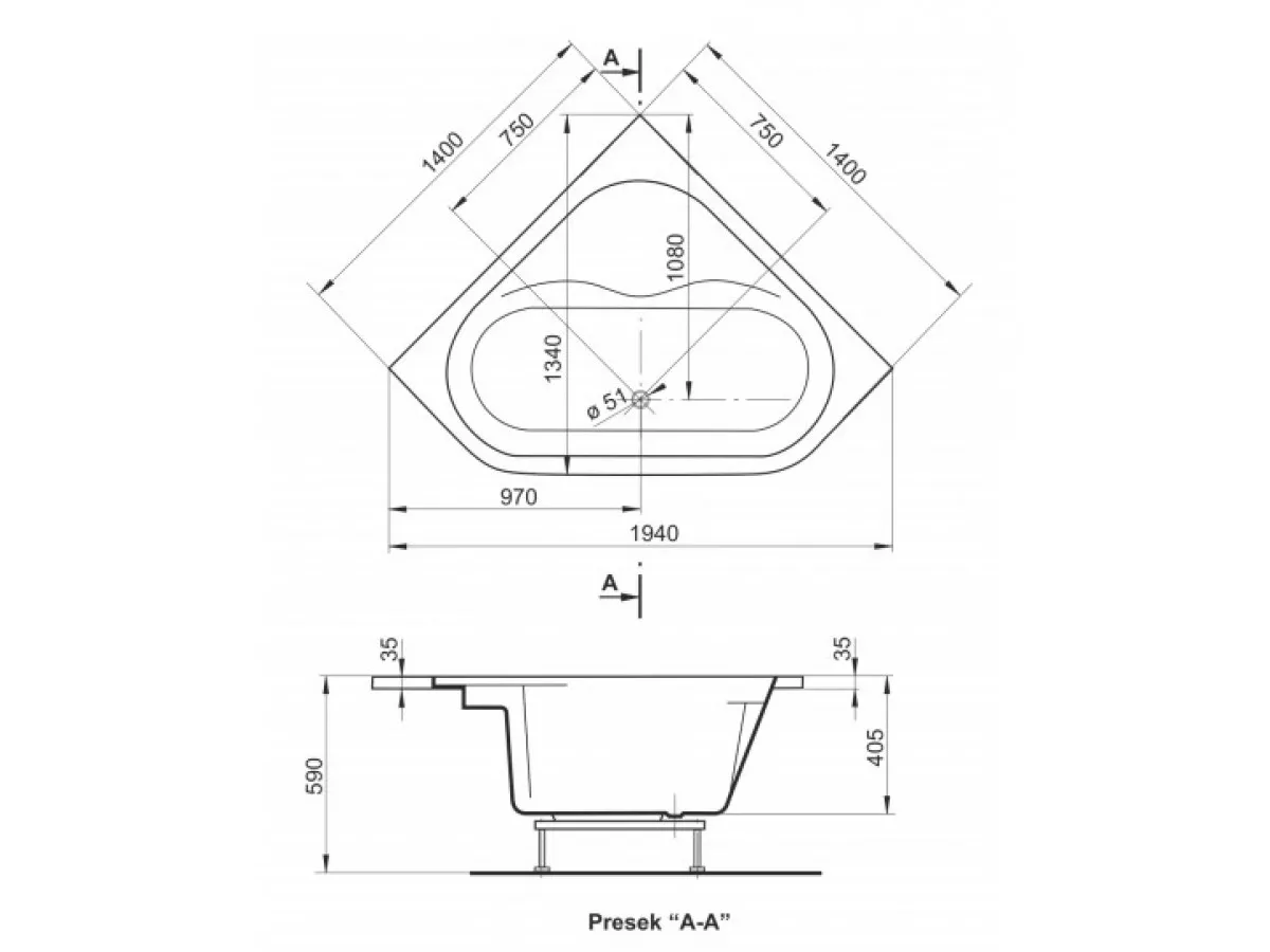 POLY KADA DALAS 140X140 KOMPLE- 