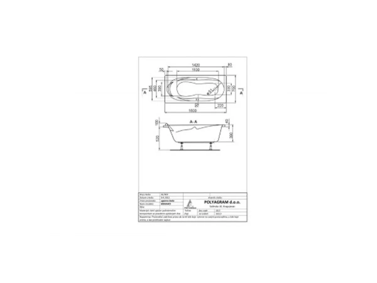 POLY KADA MONAKO 160X70 KOMPLE- 