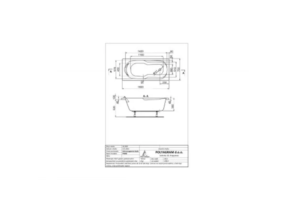 POLY KADA PARIS 160X70 KOMPLET- 