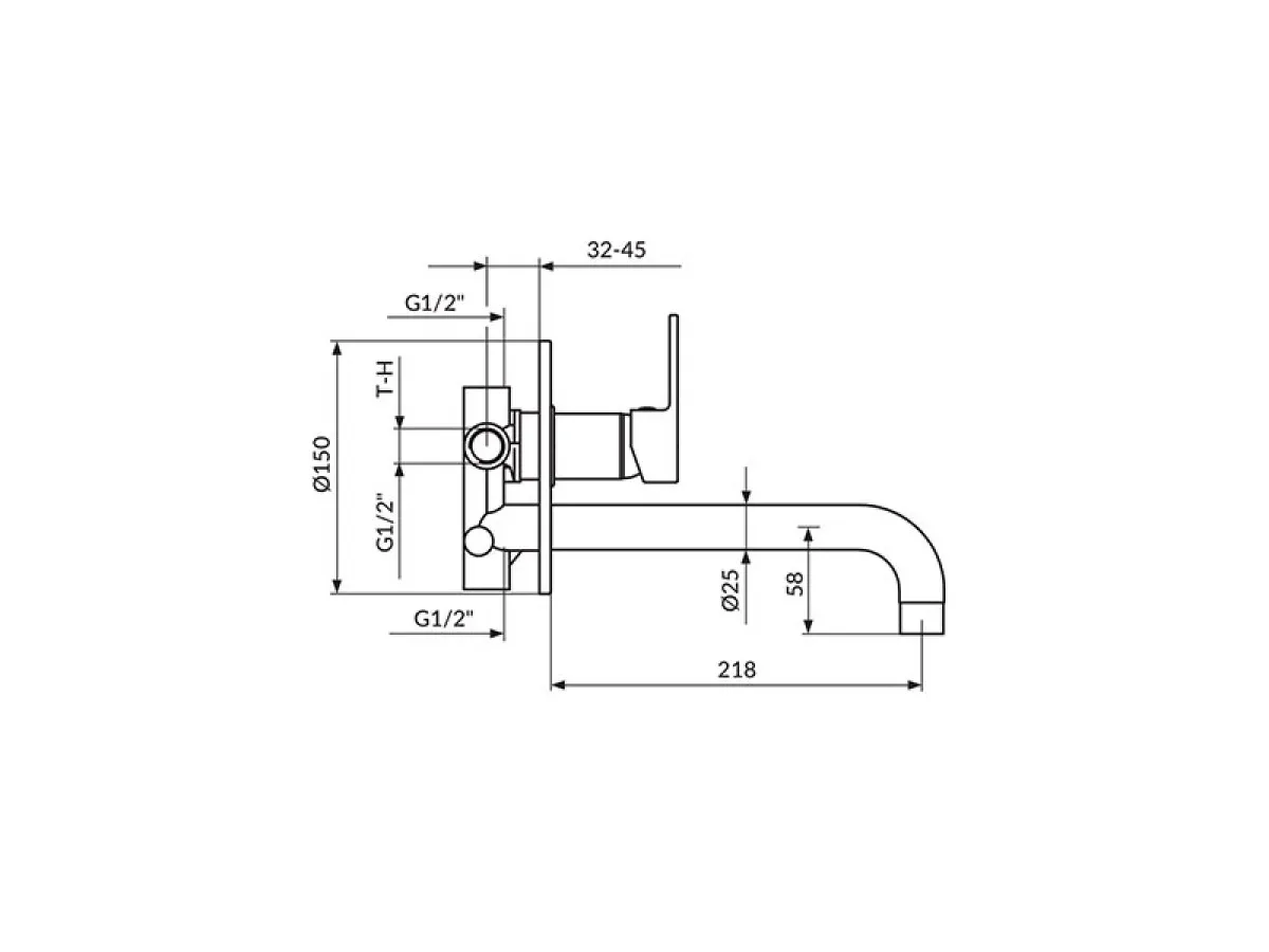 Rosan Mistique Uzidna Baterija Za Lavabo Sa Izlivom 230Mm Jm31402 