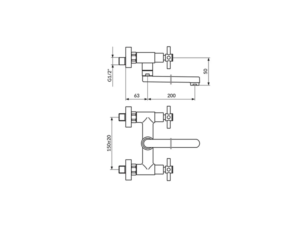 Rosan Xo Baterija Za Sudoepru - Lavabo Izliv 200Mm D Xo32120 