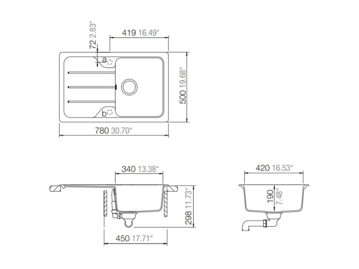 SCHOCK SUDOPERA FORMHAUS D100S 780x500x190mm SABBIA (PESAK) 