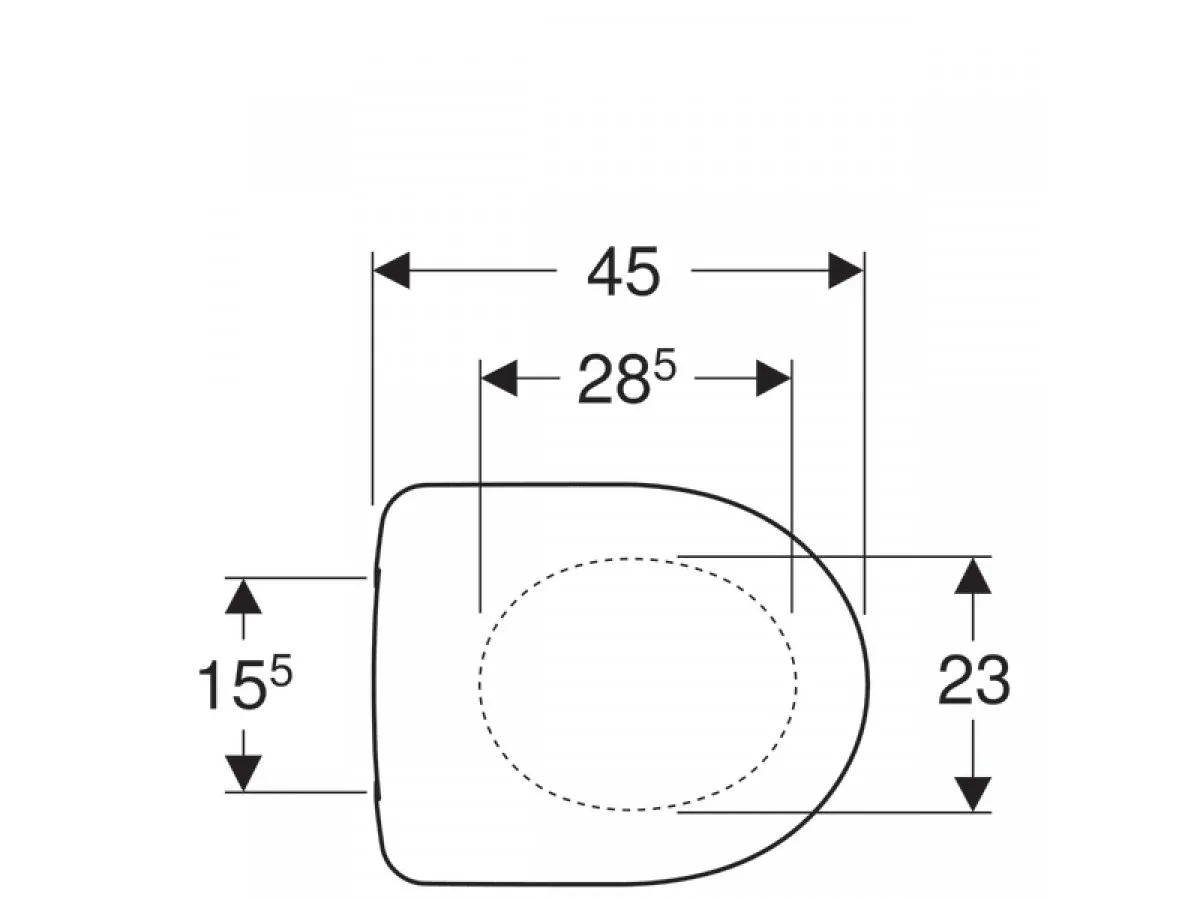 GEBERIT WC DASKA SELNOVA SC 500.333.01.1 