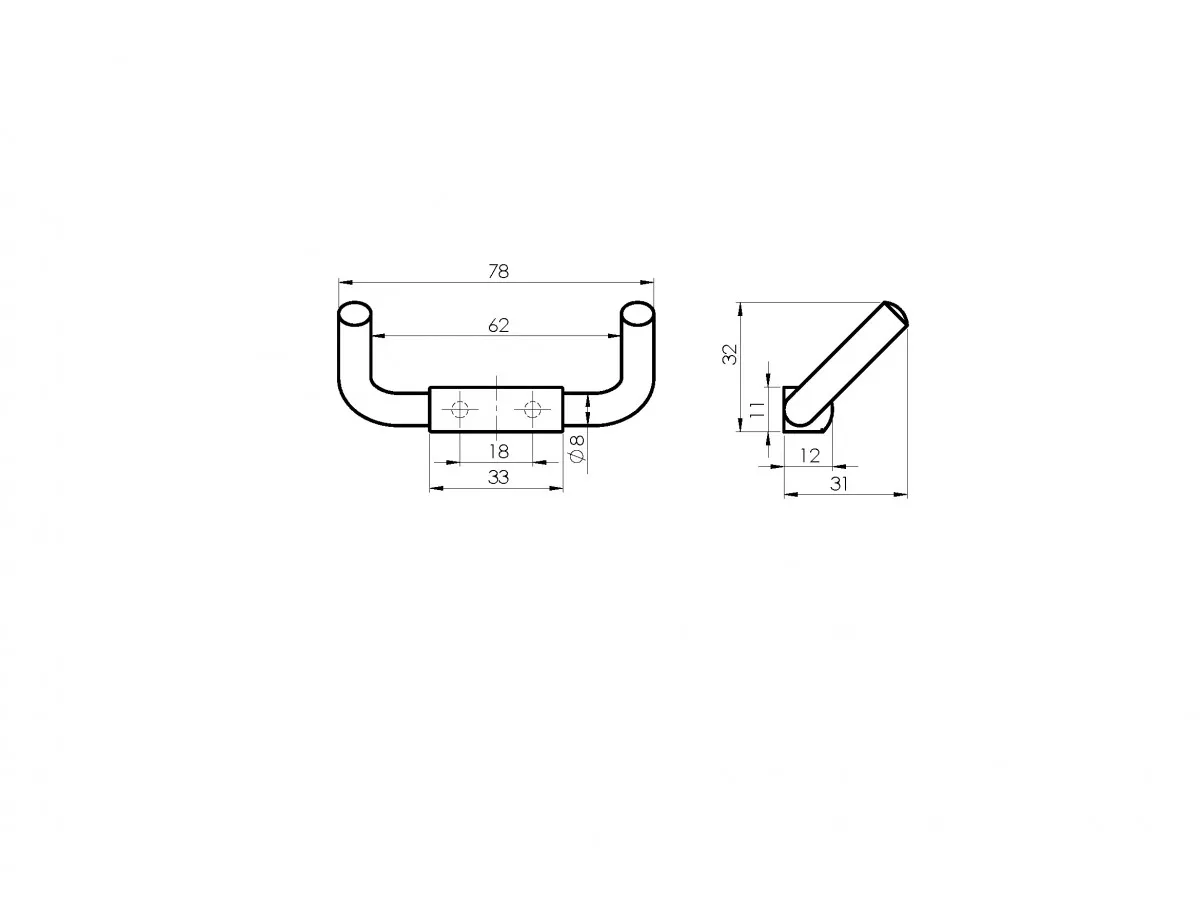 RUBINETA MINI DRZAC BADE MANTILA - CRNI (BK) 670106 