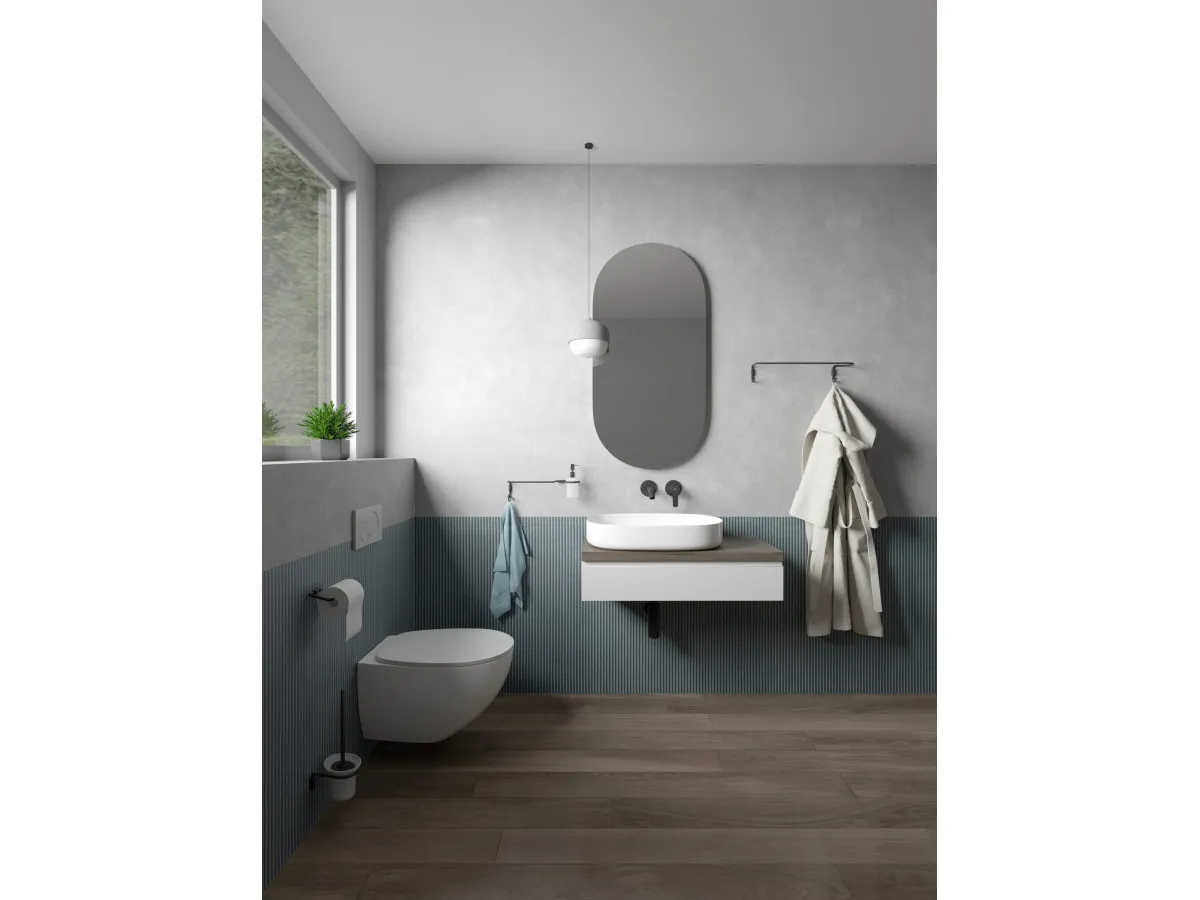 RUBINETA MINI DRZAC WC CETKE - CRNI (BK) 670110 