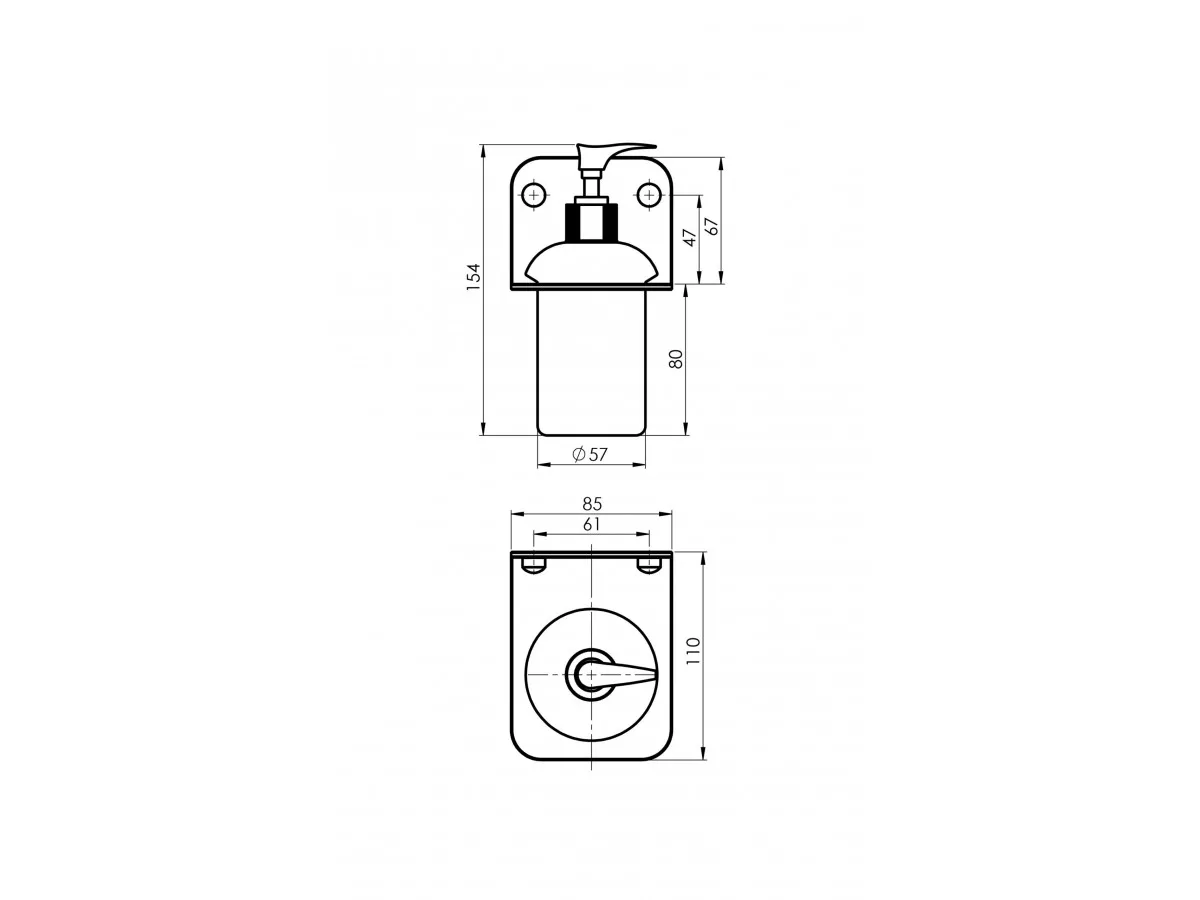 RUBINETA ALTO set galanterije - CRNI (BK) 670119 