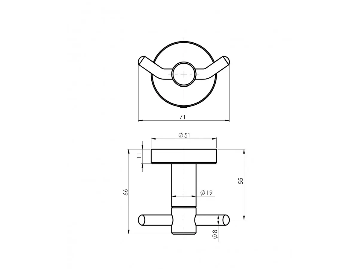RUBINETA ROTE DRZAC BADE MANTILA 670120 